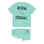 Groen- 'Icon ' - twee delige Jongens setje  -