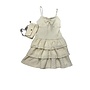 Beige - 'Cindy  ' - Meisjes  jurk