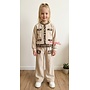 ' Susan ' Twee delige meisjes sets beige.