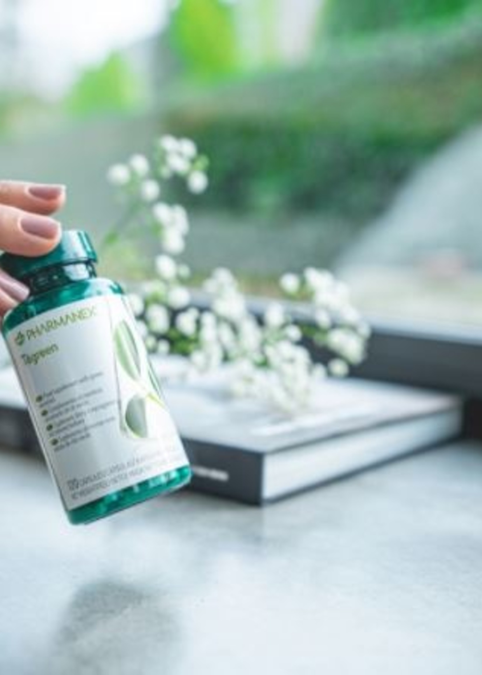 Capsules met geconcentreerde groene thee extract