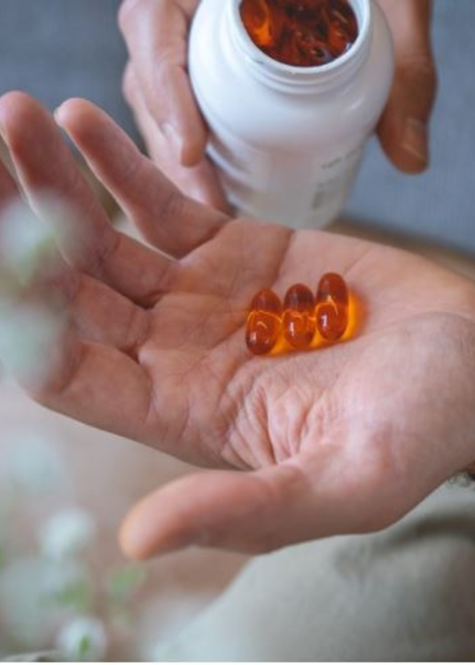 Voedingssupplement met omega-3 vetzuren