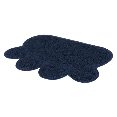 Trixie Kattenbak Schoonloopmat - Pootvorm Blauw Trixie Kattenbak Schoonloopmat - Pootvorm Blauw