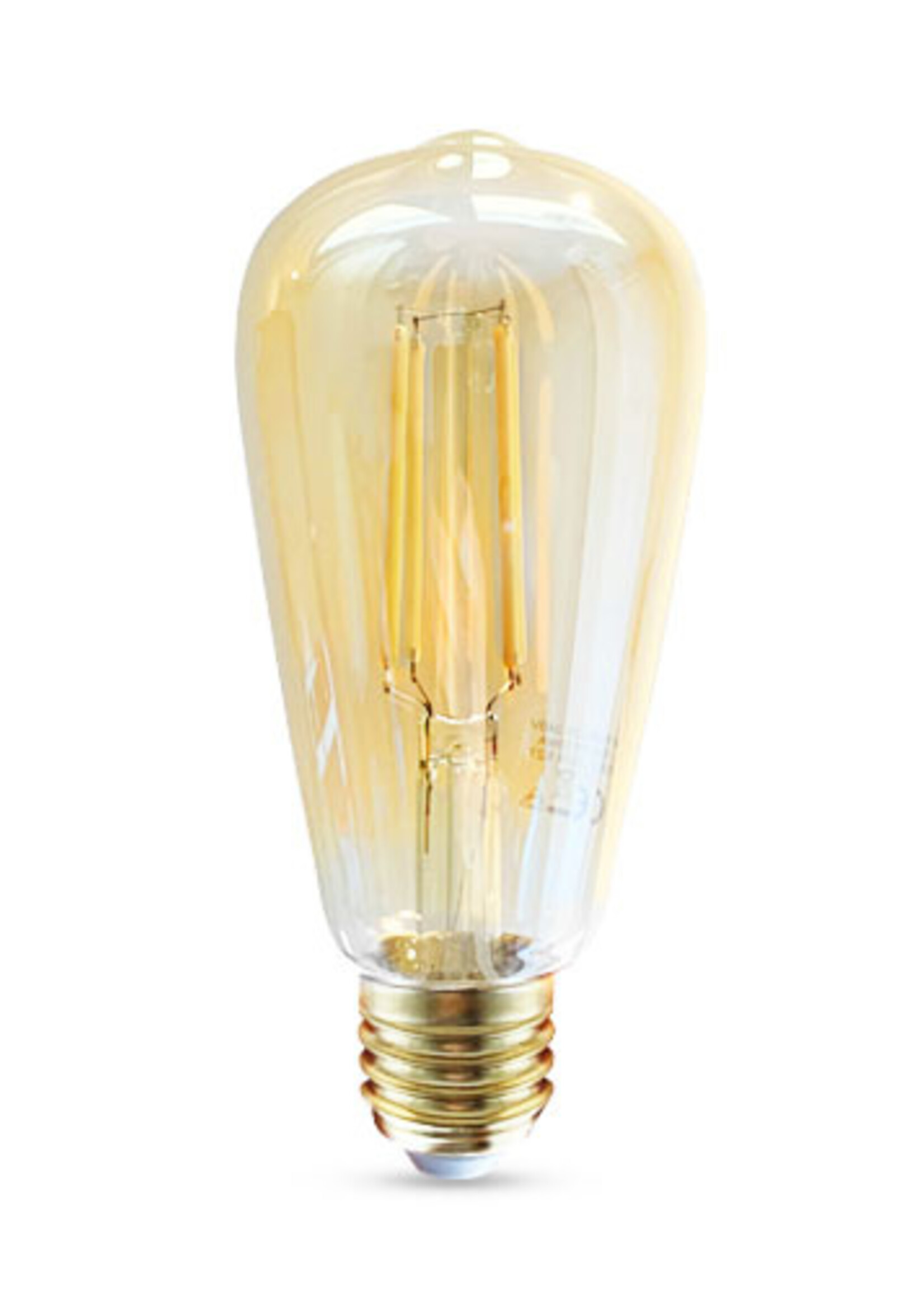 LEDWINKEL-Online E27 LED Lamp filament Edison 6W 2200K extra warm wit dimbaar