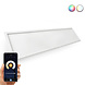 LEDWINKEL-Online WiFi LED Paneel 30x120cm RGB+CCT 40W Edge-lit LEDWINKEL-Online WiFi LED Paneel 30x120cm RGB+CCT 40W Edge-lit