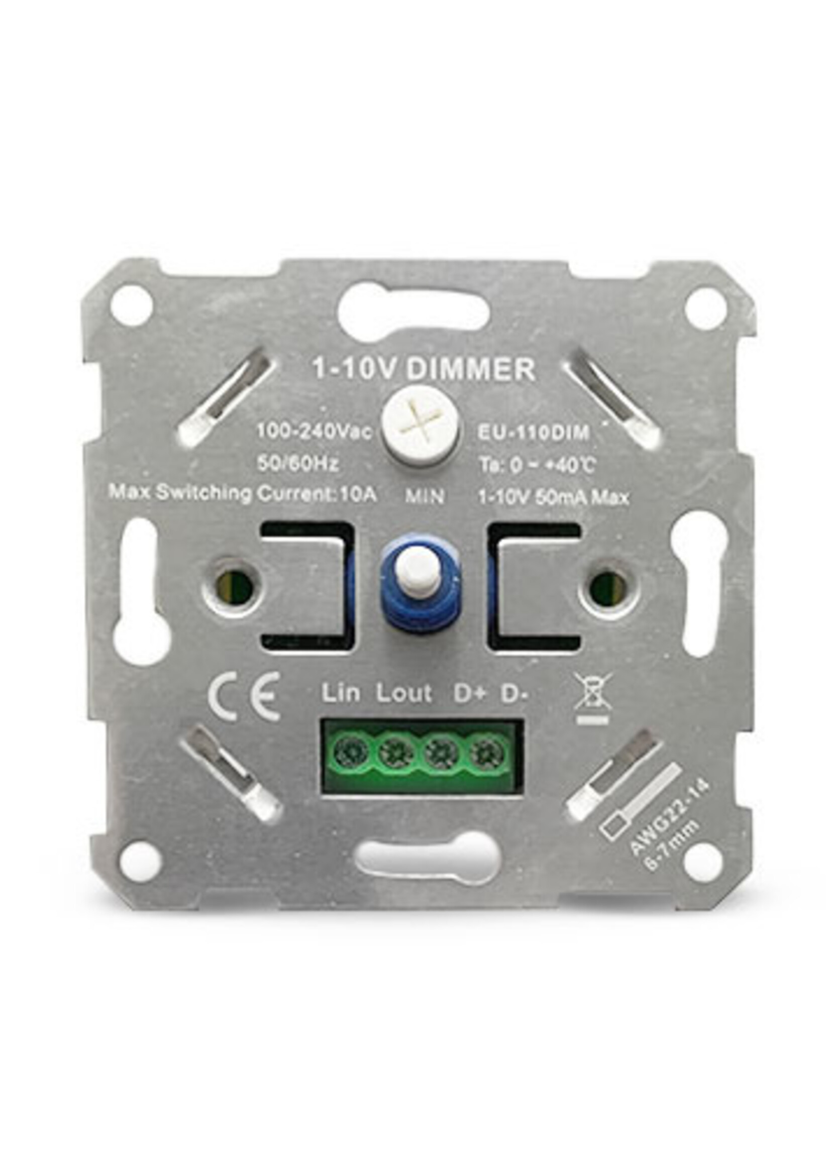 LEDWINKEL-Online LED Dimmer 1-10V met dekraam