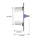 LEDWINKEL-Online LED Dimmer 5-150W fase afsnijding LEDWINKEL-Online LED Dimmer 5-150W fase afsnijding