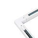 LEDWINKEL-Online LED Track Rail system corner connector white LEDWINKEL-Online LED Track Rail system corner connector white