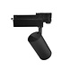 LEDWINKEL-Online LED Track Light Head 3 phase black 30W LEDWINKEL-Online LED Track Light Head 3 phase black 30W