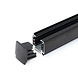 LEDWINKEL-Online LED Track Rail system end cap black LEDWINKEL-Online LED Track Rail system end cap black