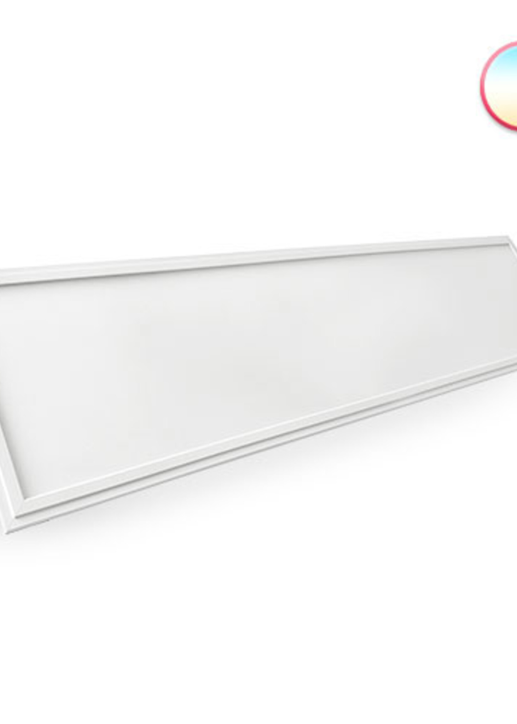 LEDWINKEL-Online WiFi LED Panel 30x120cm CCT 3000K - 6000K 50W 100lm/W Edge-lit