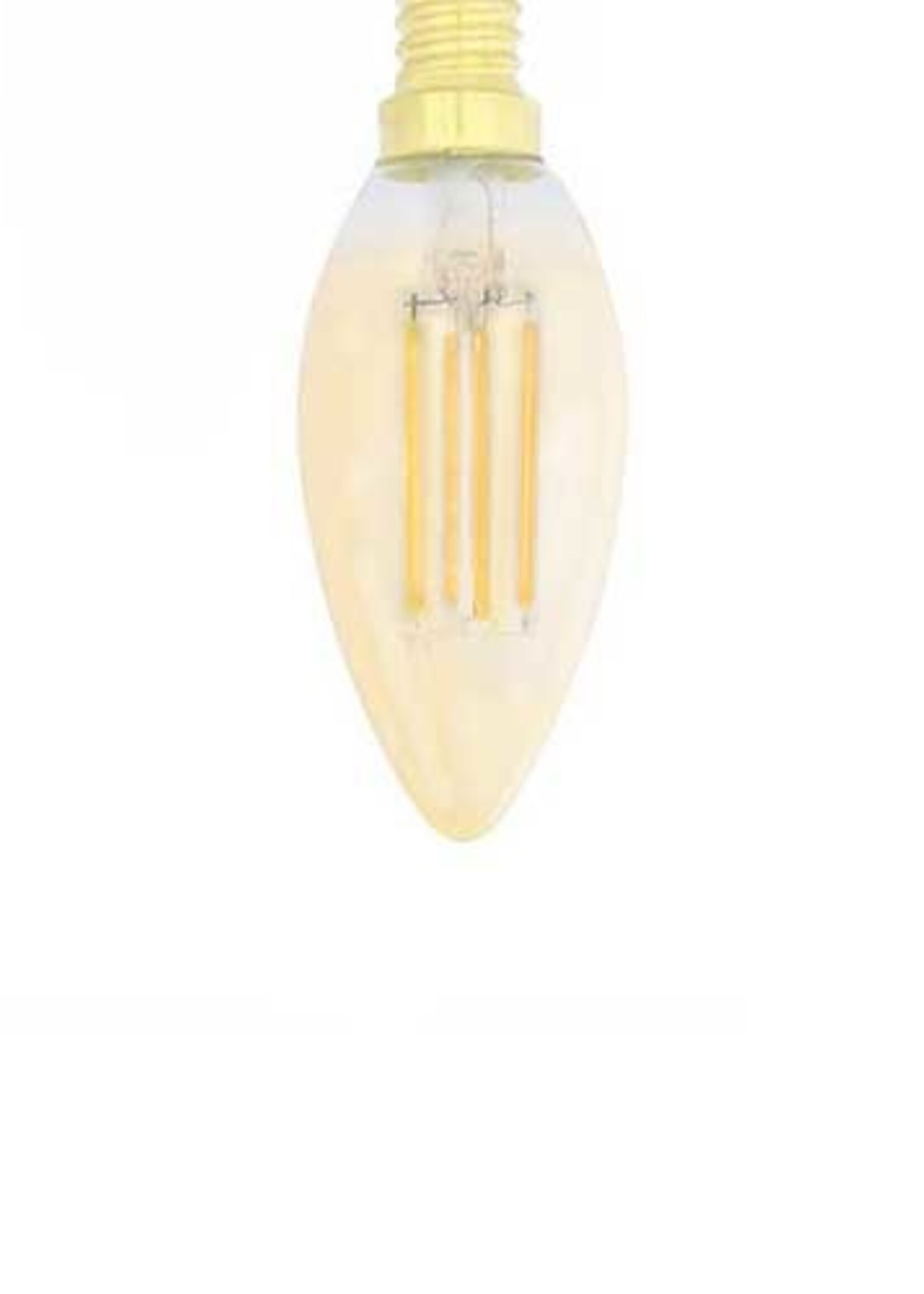 LEDWINKEL-Online E14 LED Lamp filament C35 Candle 5W 2200K extra warm white dimmable