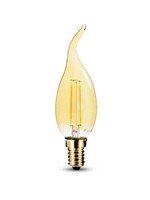 LEDWINKEL-Online E14 LED Lamp filament vlam 5W 2200K dimbaar