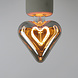 LEDWINKEL-Online E27 LED Lamp filament heart smokey gray 5W 2200K dimmable LEDWINKEL-Online E27 LED Lamp filament heart smokey gray 5W 2200K dimmable