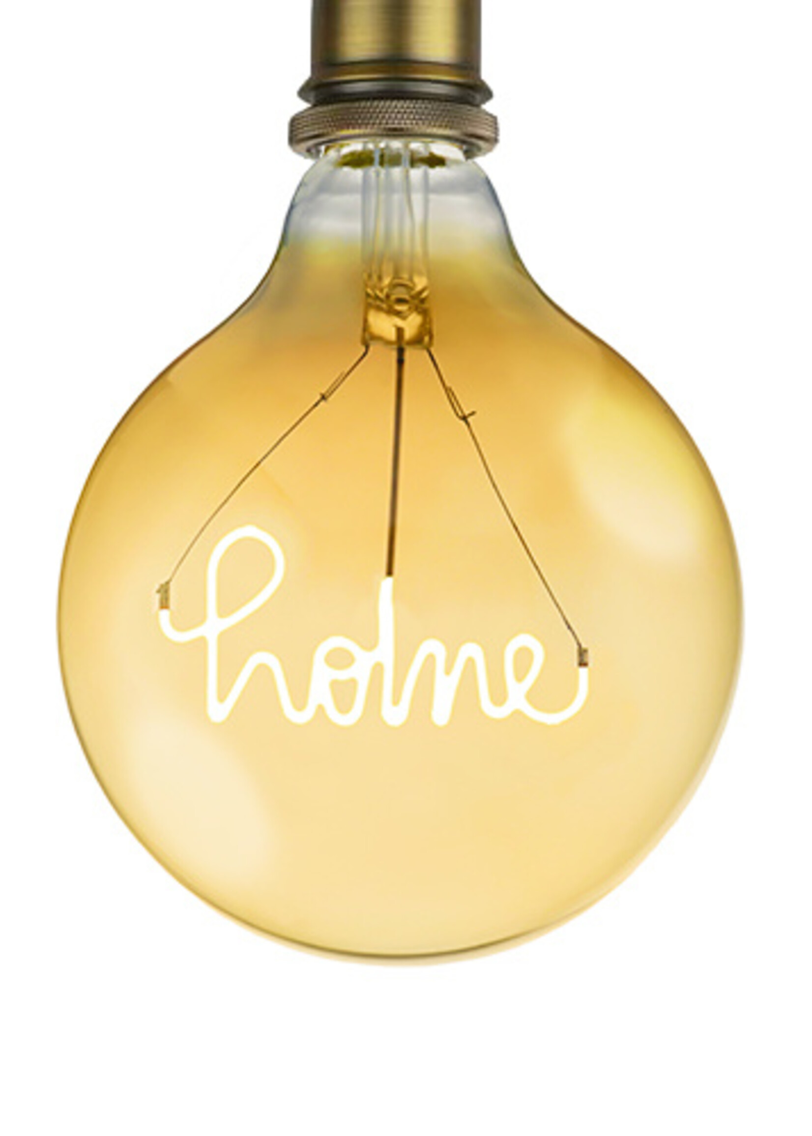 LEDWINKEL-Online E27 LED Lamp filament G125 Home 2.5W 2100K amber dimbaar