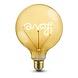 LEDWINKEL-Online E27 LED Lamp filament G125 Love 2.5W 2100K amber dimbaar LEDWINKEL-Online E27 LED Lamp filament G125 Love 2.5W 2100K amber dimbaar