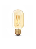 LEDWINKEL-Online E27 LED Lamp filament T45 buis 4W 2200K amber dimbaar