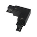 LEDWINKEL-Online LED Track Rail system corner connector black LEDWINKEL-Online LED Track Rail system corner connector black