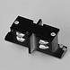 LEDWINKEL-Online LED Track Rail system connector straight short black LEDWINKEL-Online LED Track Rail system connector straight short black