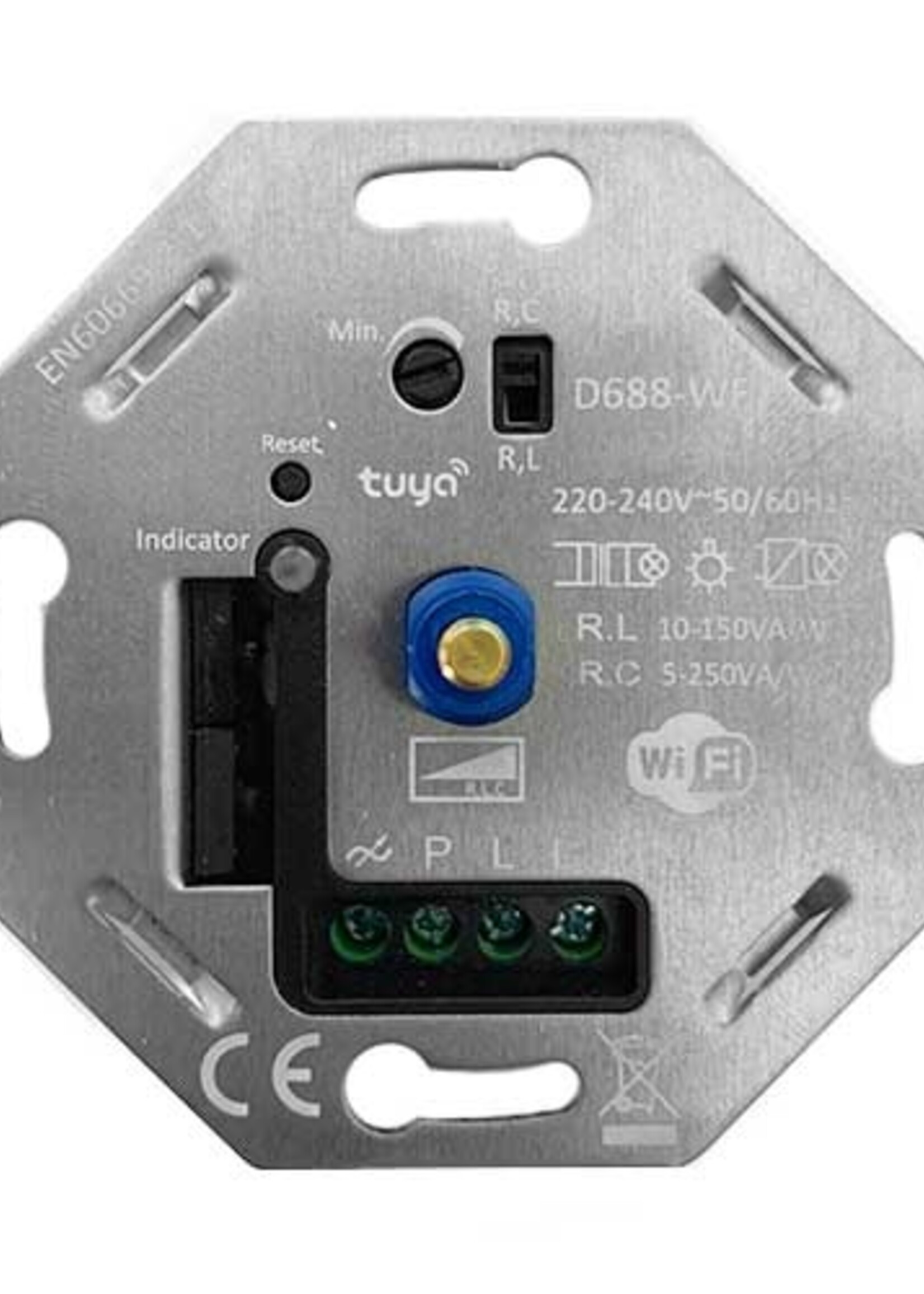 LEDWINKEL-Online WiFi LED Dimmer 5-150W fase afsnijding/aansnijding