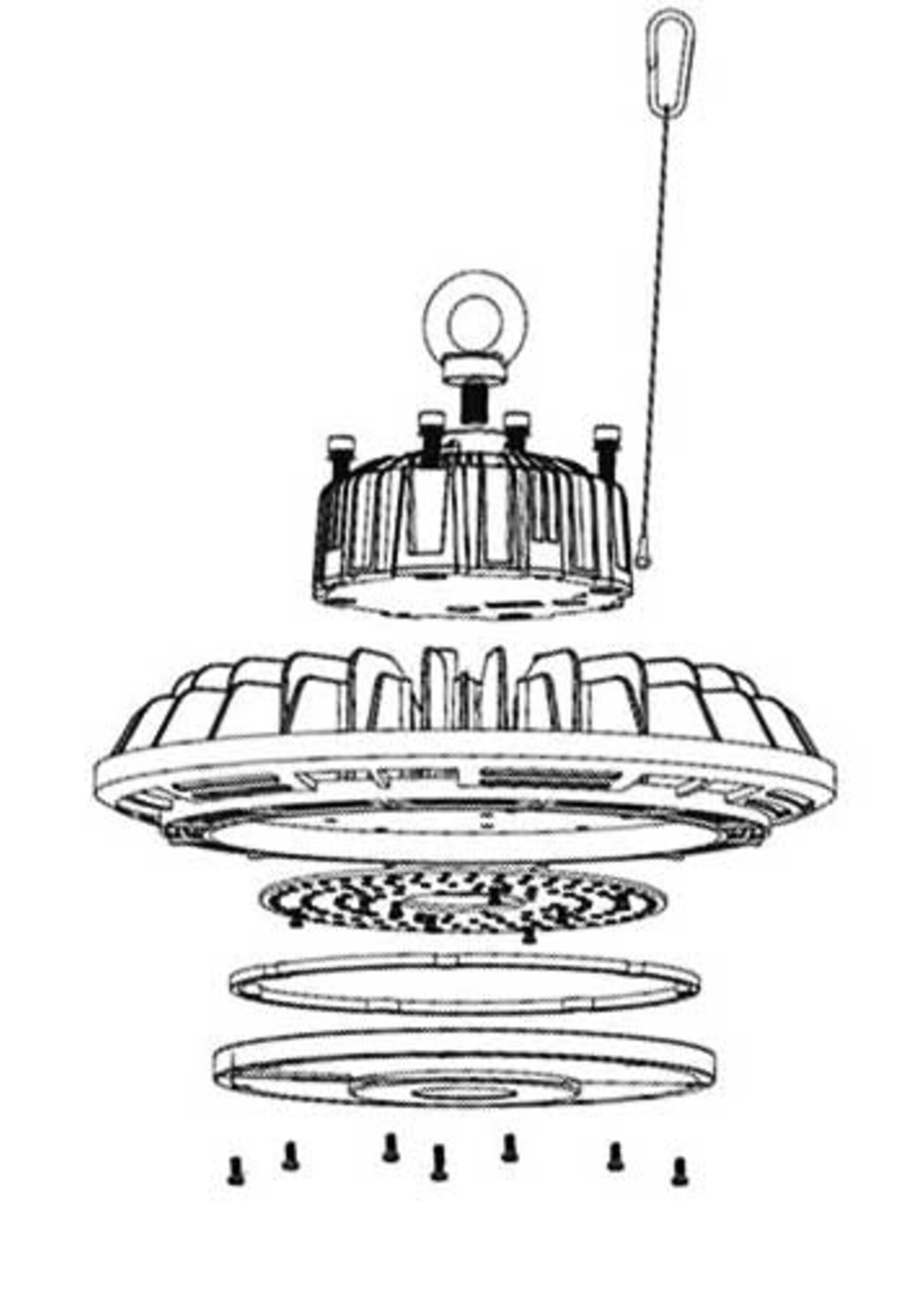 Philips Xitanium LED Driver 100W LED UFO Highbay IP65 150lm/W Philips-driver dimbaar