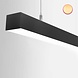 LEDWINKEL-Online Pendant LED Lightbar linear 60cm 18W 3000K black LEDWINKEL-Online Pendant LED Lightbar linear 60cm 18W 3000K black