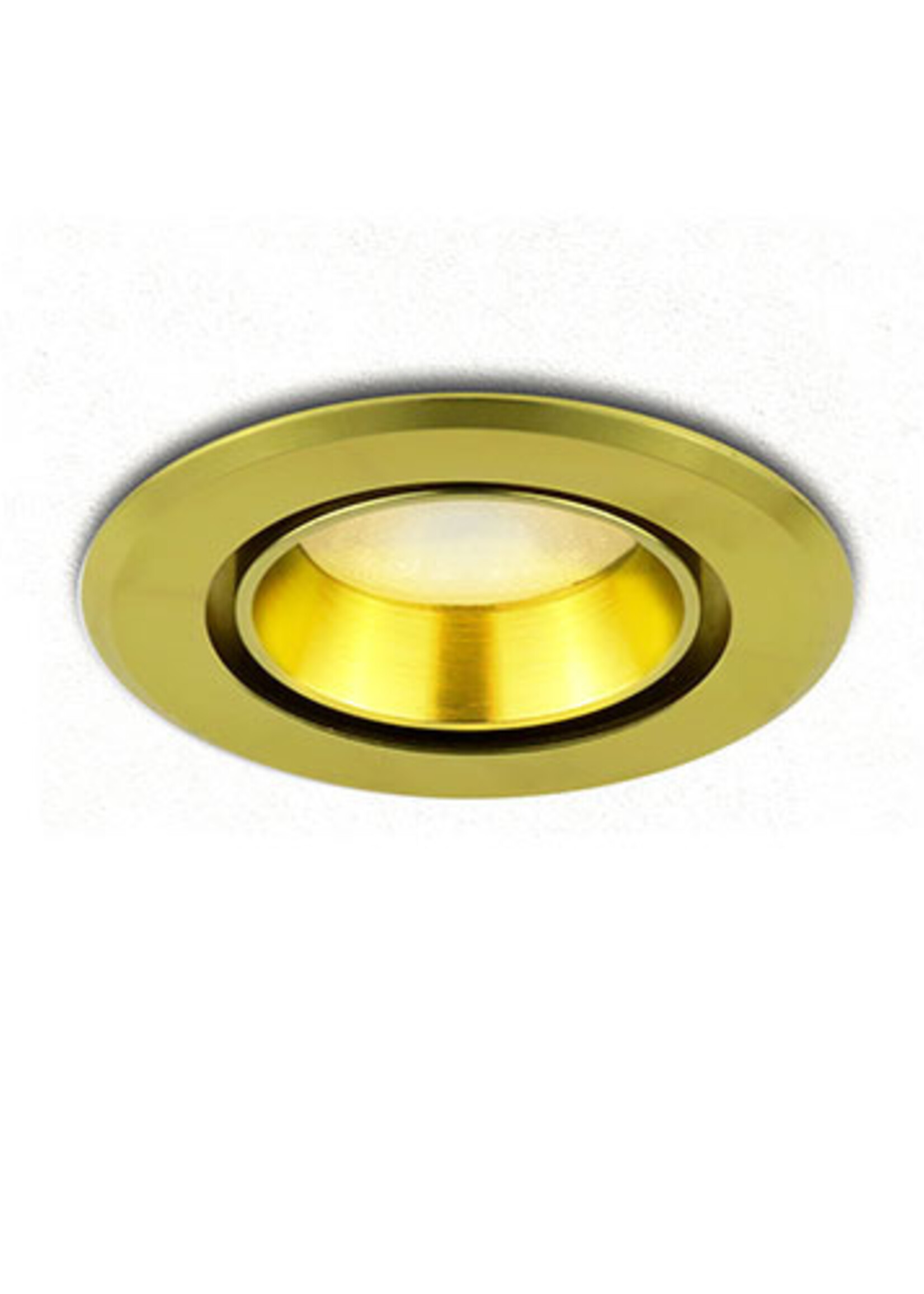 SOLISTECH Golden LED Downlight 5W 3000K warm white ⌀70mm tiltable