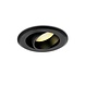 SOLISTECH Zwarte LED Inbouwspot 5W 3000K warm wit ⌀70mm kantelbaar SOLISTECH Zwarte LED Inbouwspot 5W 3000K warm wit ⌀70mm kantelbaar