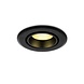 SOLISTECH Zwarte LED Inbouwspot 5W 3000K warm wit ⌀70mm kantelbaar SOLISTECH Zwarte LED Inbouwspot 5W 3000K warm wit ⌀70mm kantelbaar