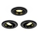 SOLISTECH Zwarte LED Inbouwspot 5W 3000K warm wit ⌀70mm kantelbaar SOLISTECH Zwarte LED Inbouwspot 5W 3000K warm wit ⌀70mm kantelbaar