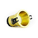 SOLISTECH Gouden LED Inbouwspot 5W 3000K warm wit ⌀80mm Anti glare SOLISTECH Gouden LED Inbouwspot 5W 3000K warm wit ⌀80mm Anti glare