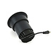 SOLISTECH Zwarte LED Inbouwspot 5W 3000K warm wit ⌀80mm Anti glare SOLISTECH Zwarte LED Inbouwspot 5W 3000K warm wit ⌀80mm Anti glare