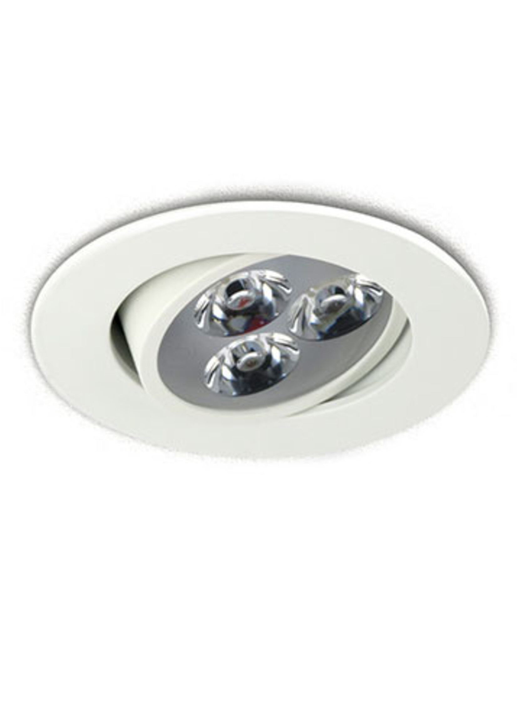 LEDWINKEL-Online LED Downlight 3W 2700K warm white ⌀85mm tiltable