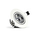LEDWINKEL-Online LED Inbouwspot 3W 2700K warm wit ⌀85mm kantelbaar LEDWINKEL-Online LED Inbouwspot 3W 2700K warm wit ⌀85mm kantelbaar