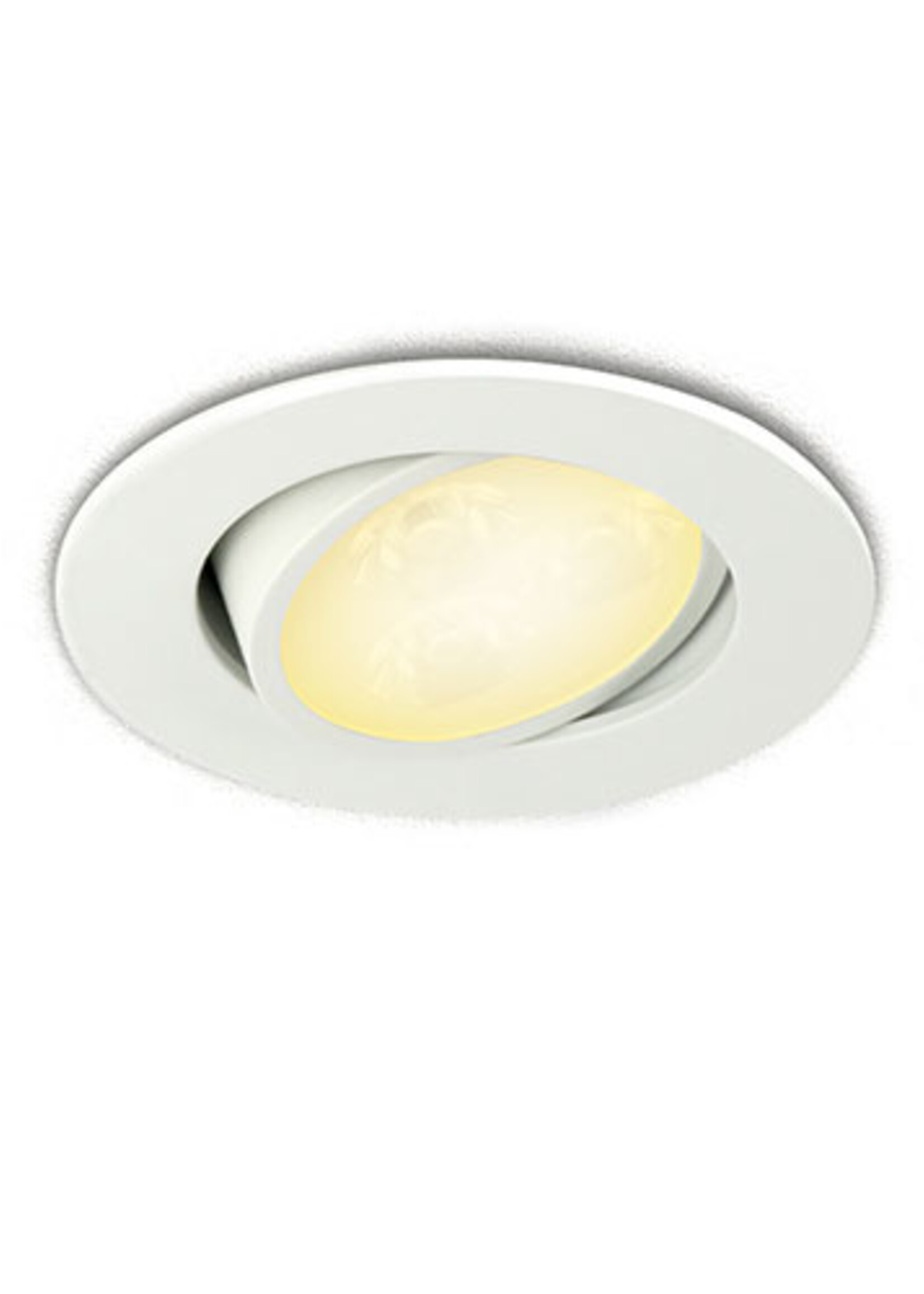 LEDWINKEL-Online LED Downlight 3W 2700K warm white ⌀85mm tiltable