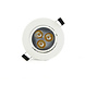 LEDWINKEL-Online LED Inbouwspot 3W 2700K warm wit ⌀85mm kantelbaar LEDWINKEL-Online LED Inbouwspot 3W 2700K warm wit ⌀85mm kantelbaar