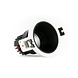 SOLISTECH LED Downlight 5W 3000K warm white ⌀83mm tiltable Black with white rim SOLISTECH LED Downlight 5W 3000K warm white ⌀83mm tiltable Black with white rim