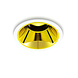SOLISTECH LED Inbouwspot 5W 3000K warm wit ⌀83mm kantelbaar Goud met witte rand SOLISTECH LED Inbouwspot 5W 3000K warm wit ⌀83mm kantelbaar Goud met witte rand
