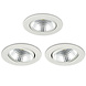 LEDWINKEL-Online LED Inbouwspot 7W 2700K warm wit ⌀110mm dimbaar kantelbaar LEDWINKEL-Online LED Inbouwspot 7W 2700K warm wit ⌀110mm dimbaar kantelbaar