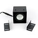 SOLISTECH Black LED Downlight 6W Trimless 3000K warm white square 89x89mm tiltable rotatable SOLISTECH Black LED Downlight 6W Trimless 3000K warm white square 89x89mm tiltable rotatable
