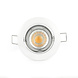 LEDWINKEL-Online LED Downlight GU10 IP20 white ⌀84mm tiltable LEDWINKEL-Online LED Downlight GU10 IP20 white ⌀84mm tiltable