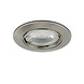 LEDWINKEL-Online LED Inbouw armatuur GU10 IP20 zilver ⌀84mm kantelbaar LEDWINKEL-Online LED Inbouw armatuur GU10 IP20 zilver ⌀84mm kantelbaar