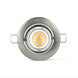 LEDWINKEL-Online LED Recessed luminaire GU10 IP20 silver ⌀84mm tiltable LEDWINKEL-Online LED Recessed luminaire GU10 IP20 silver ⌀84mm tiltable