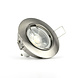 LEDWINKEL-Online LED Recessed luminaire GU10 IP20 silver ⌀84mm tiltable LEDWINKEL-Online LED Recessed luminaire GU10 IP20 silver ⌀84mm tiltable