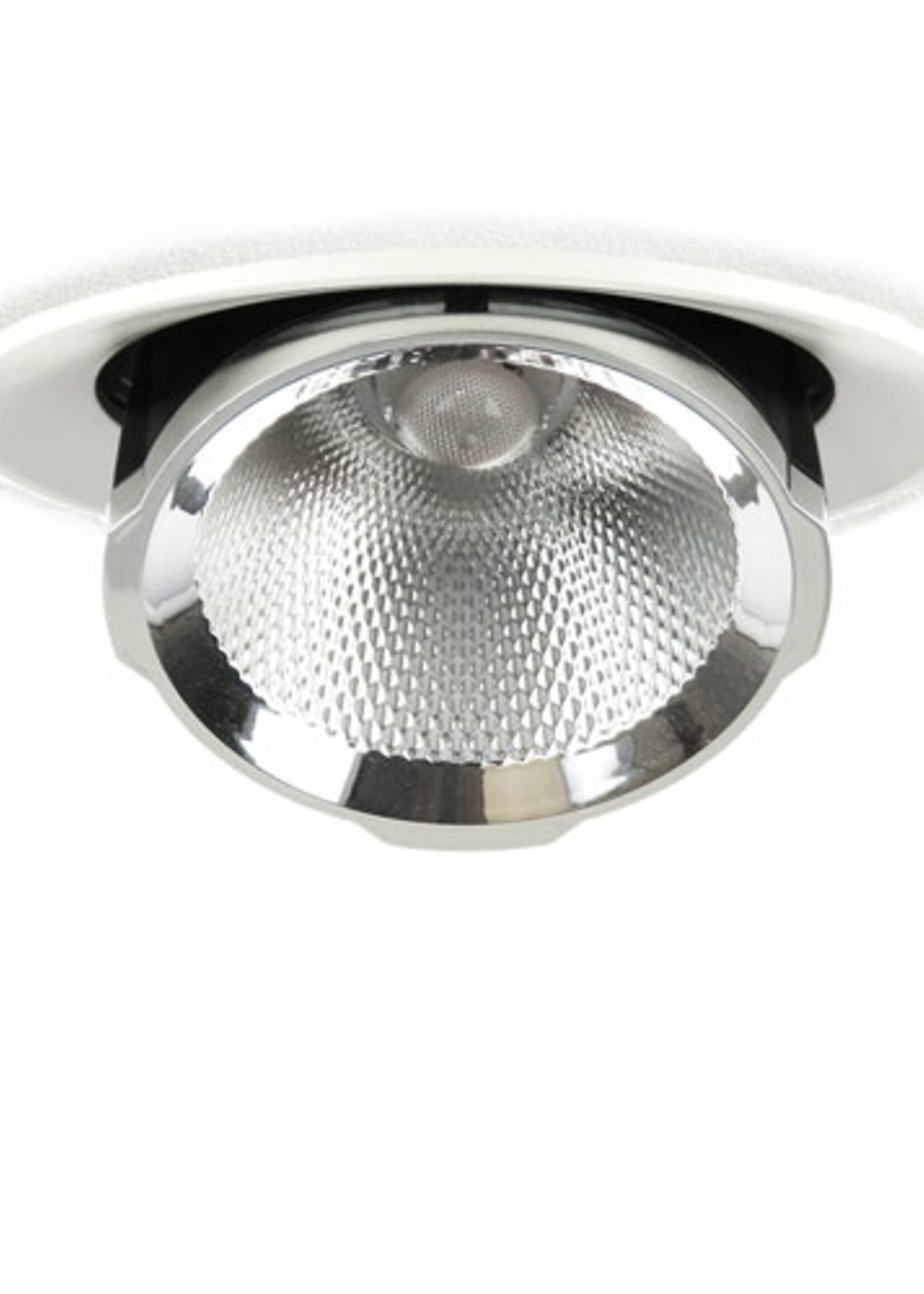 LEDWINKEL-Online Gimbal LED recessed spotlight 10W ⌀140mm 90° Tiltable 360° Rotatable