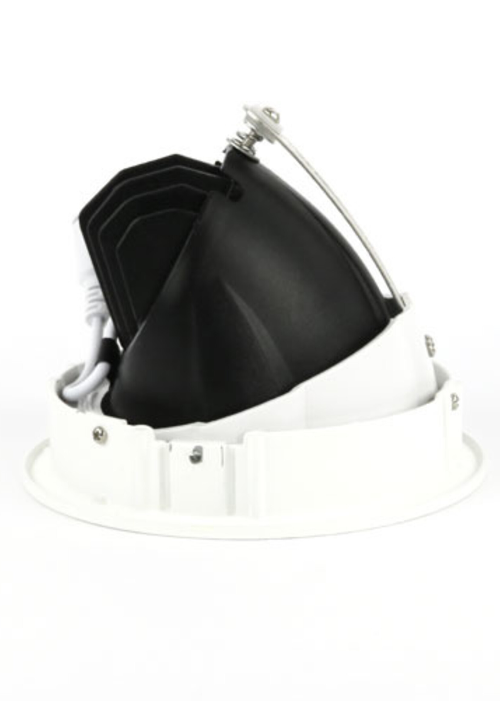 LEDWINKEL-Online Gimbal LED recessed spotlight 10W ⌀140mm 90° Tiltable 360° Rotatable