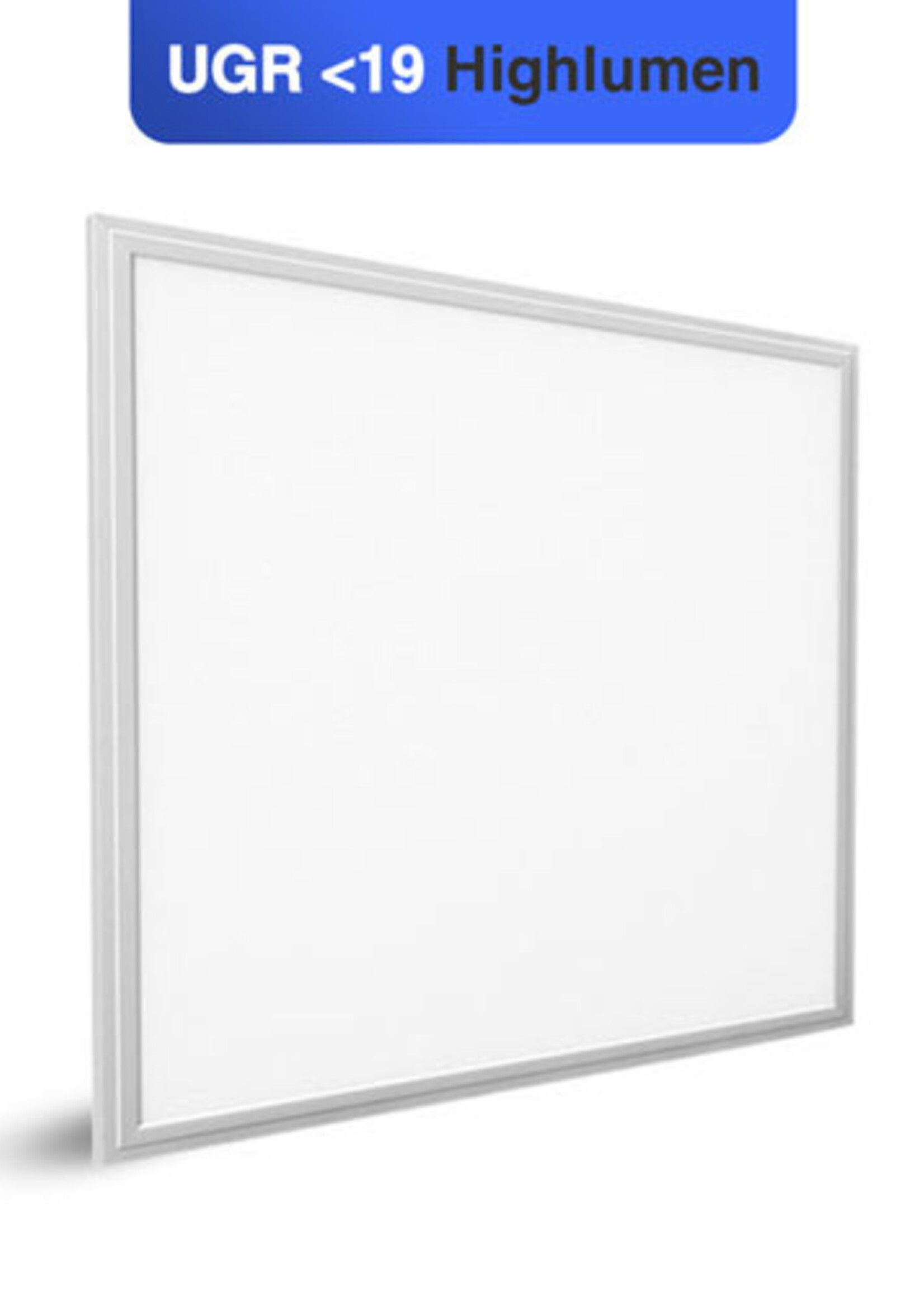 LEDWINKEL-Online LED Paneel 60x60cm UGR<19 36W 120lm/W High lumen Edge-lit