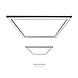 LEDWINKEL-Online Linear LED Paneel 60x60 cm 36W 100lm/W LEDWINKEL-Online Linear LED Paneel 60x60 cm 36W 100lm/W