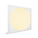 LEDWINKEL-Online LED Panel with round light plate ⌀60x60 cm 36W LEDWINKEL-Online LED Panel with round light plate ⌀60x60 cm 36W