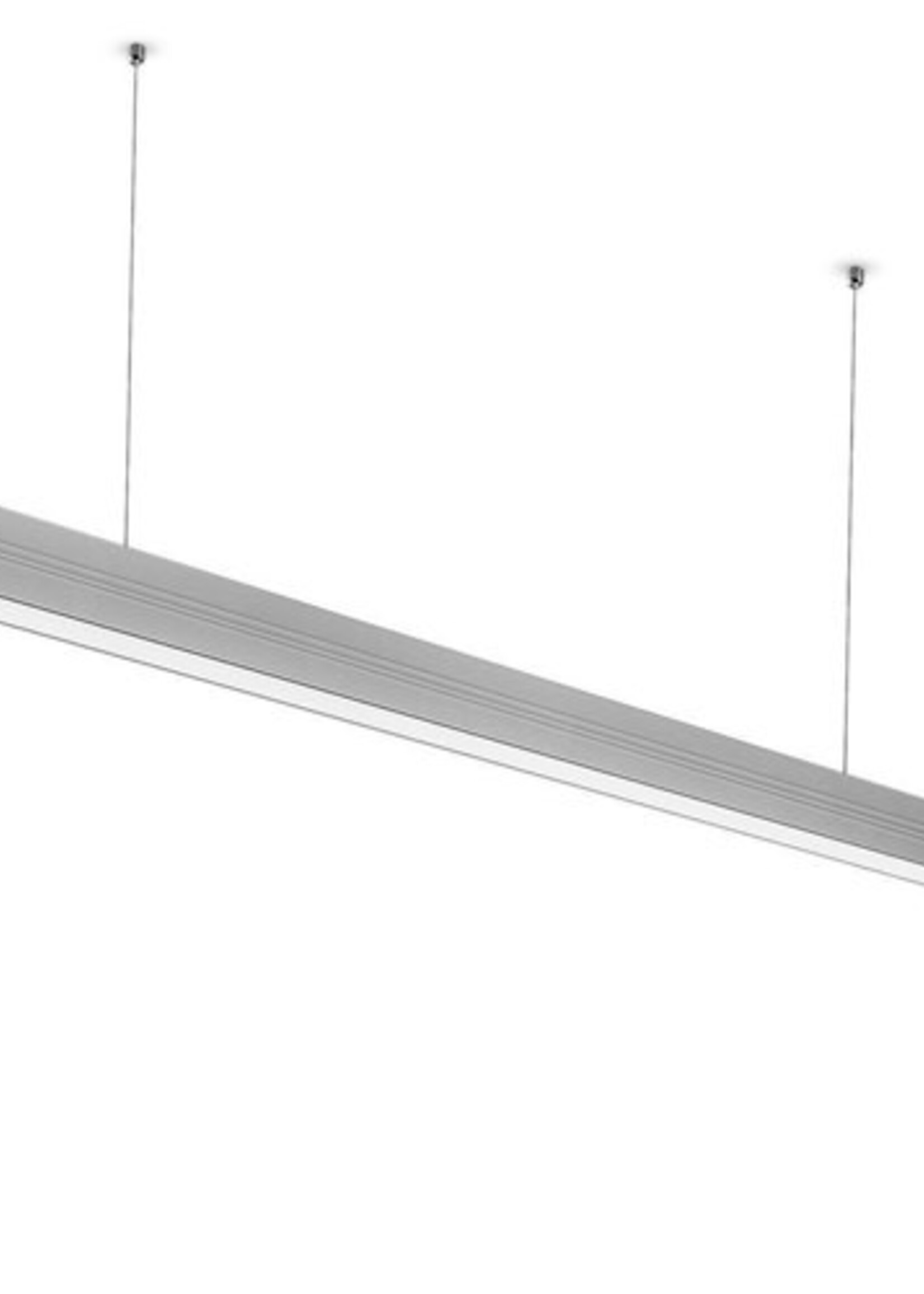 LEDWINKEL-Online Hangende LED Lichtbalk linear 150cm 48W koppelbaar