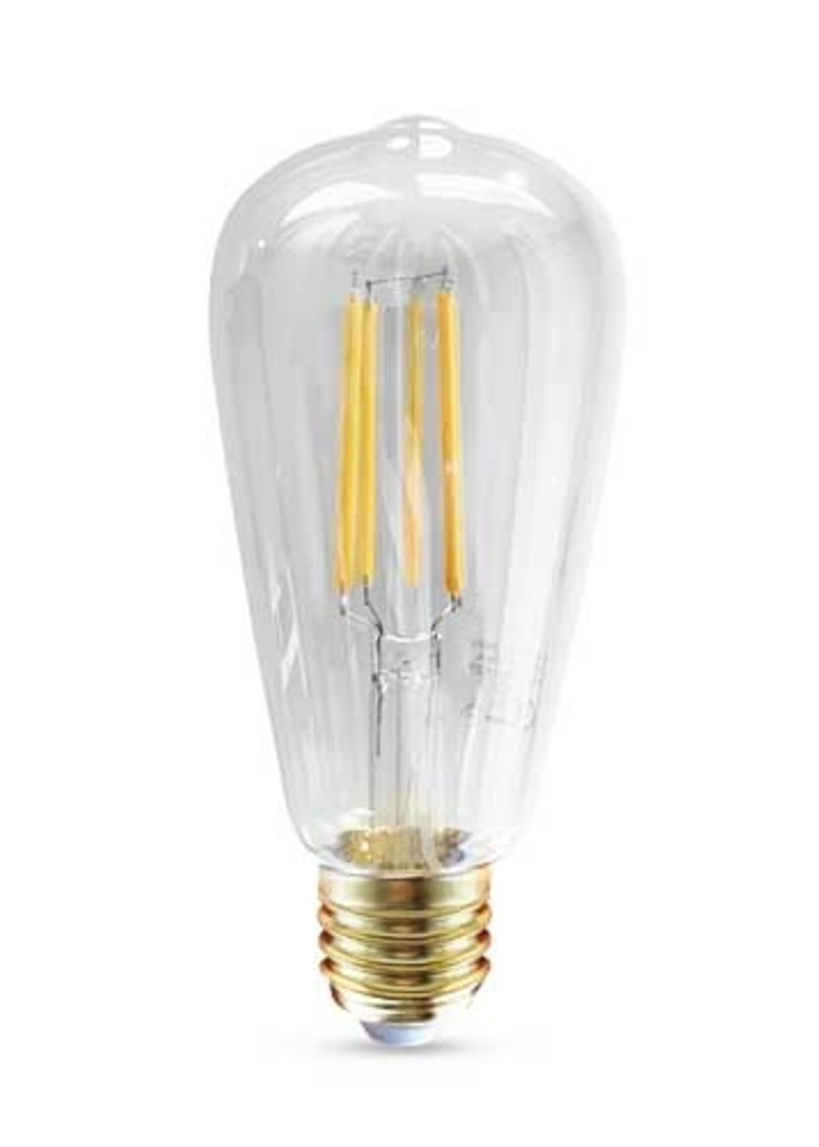 LEDWINKEL-Online E27 LED Lamp filament Edison 6W 2200K extra warm white dimmable